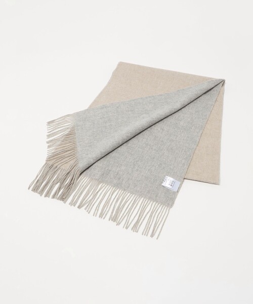 UNITED ARROWS（ユナイテッドアローズ）の「カシミヤ リバーシブル マフラー（マフラー・メンズ・ダークグリーン/ブラウン系/ベージュ/ネイビー/ダークブラウン/ダークグレー/ワイン/ブラック・FREE）」の6枚目の写真