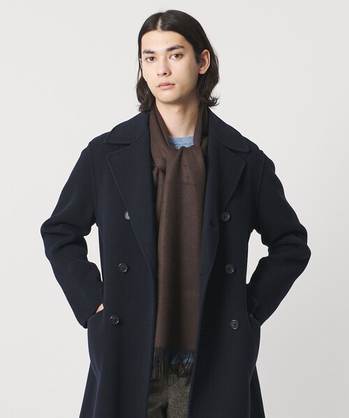 UNITED ARROWS（ユナイテッドアローズ）の「カシミヤ リバーシブル マフラー（マフラー・メンズ・ダークグリーン/ブラウン系/ベージュ/ネイビー/ダークブラウン/ダークグレー/ワイン/ブラック・FREE）」の22枚目の写真