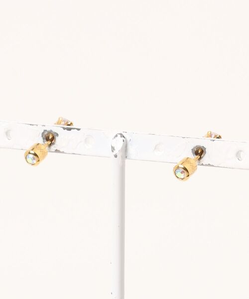 Cream dot.(クリームドット)の「【サージカルステンレス】煌きビジューのネジロック式ステンレス製ピアス(ピアス(両耳用)・レディース・ゴールド系その他/ベージュ/ゴールド/シルバー系その他/ベージュ系その他/シルバー系その他2/シルバー/ゴールド系その他2・#3/#4/#5)」の9枚目の写真