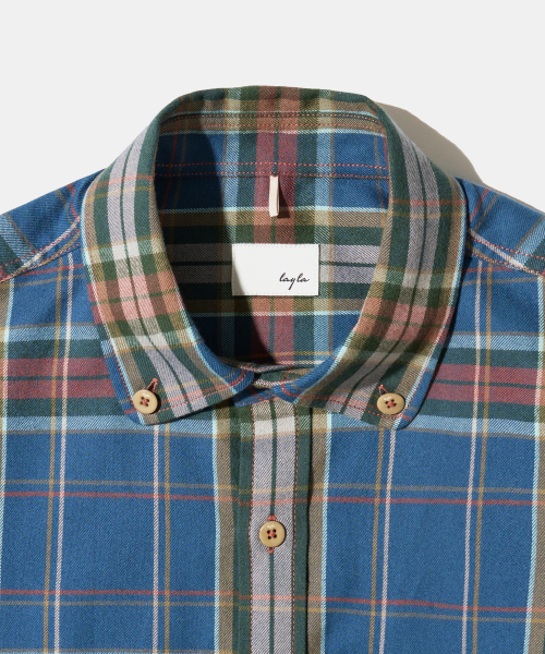 Diamond Layla(ダイアモンドレイラ)の「Amber Coast Check Shirt S179(シャツ/ブラウス・レディース・ネイビー・MEDIUM/LARGE/X-LARGE/XX-LARGE)」の3枚目の写真
