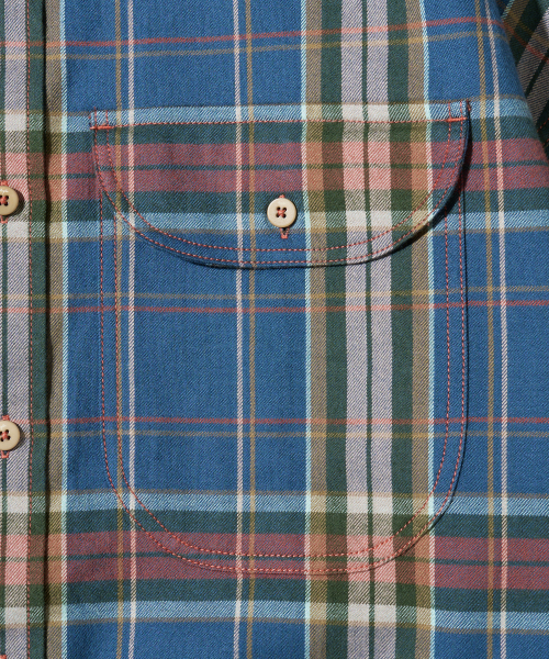 Diamond Layla(ダイアモンドレイラ)の「Amber Coast Check Shirt S179(シャツ/ブラウス・レディース・ネイビー・MEDIUM/LARGE/X-LARGE/XX-LARGE)」の4枚目の写真