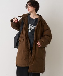 REMI RELIEF | 【REMI RELIEF/レミレリーフ】超軽量ナイロンアウトドアダウンロングジャケットフーディー/日本製(ダウンジャケット/コート)