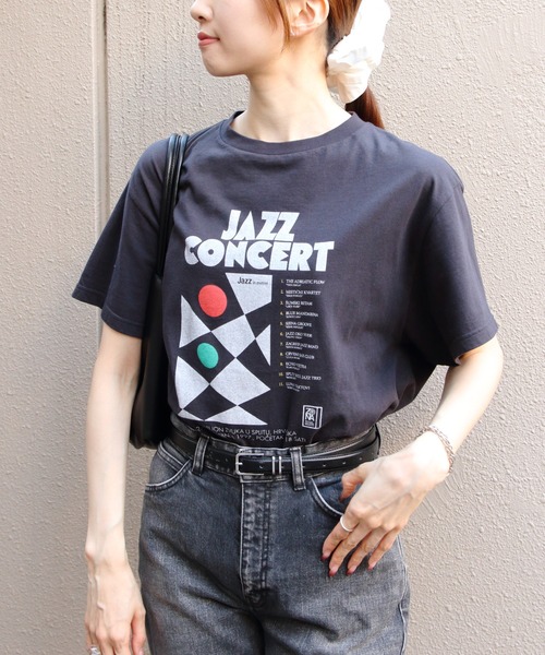 THE SHINZONE(ザ シンゾーン)の「THE SHINZONE/シンゾーン ジャズコンサートTEE JAZZ CONCERT TEE 26SMSCU09(Tシャツ/カットソー・レディース・グレー・FREE)」の7枚目の写真