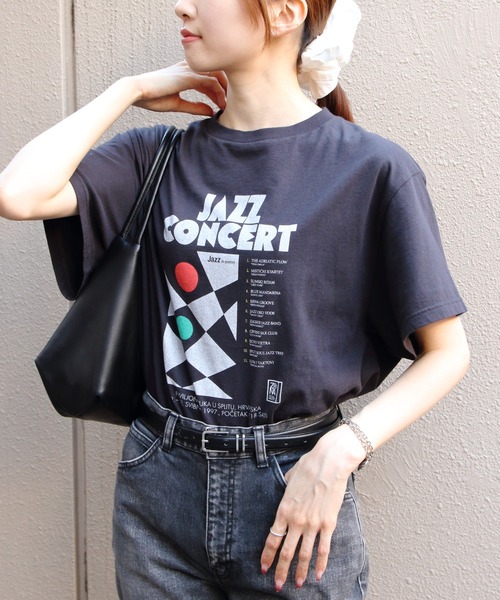 THE SHINZONE(ザ シンゾーン)の「THE SHINZONE/シンゾーン ジャズコンサートTEE JAZZ CONCERT TEE 26SMSCU09(Tシャツ/カットソー・レディース・グレー・FREE)」の8枚目の写真