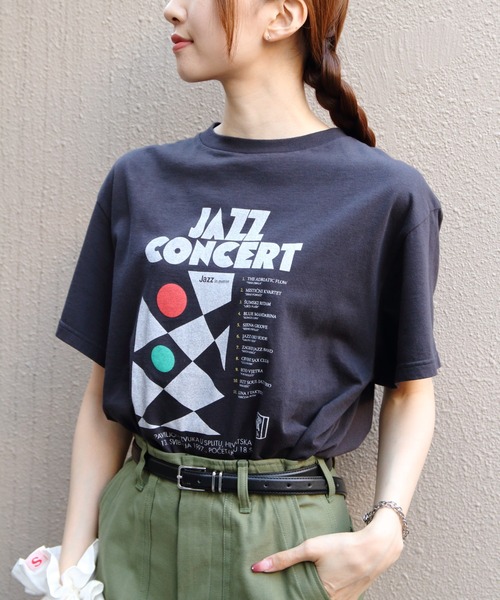 THE SHINZONE(ザ シンゾーン)の「THE SHINZONE/シンゾーン ジャズコンサートTEE JAZZ CONCERT TEE 26SMSCU09(Tシャツ/カットソー・レディース・グレー・FREE)」の14枚目の写真