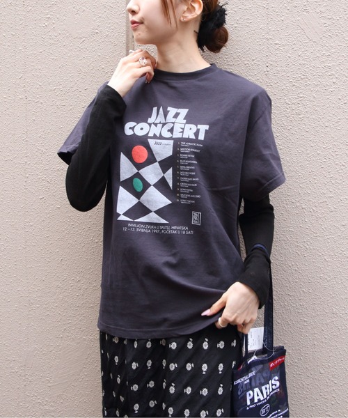 THE SHINZONE(ザ シンゾーン)の「THE SHINZONE/シンゾーン ジャズコンサートTEE JAZZ CONCERT TEE 26SMSCU09(Tシャツ/カットソー・レディース・グレー・FREE)」の15枚目の写真
