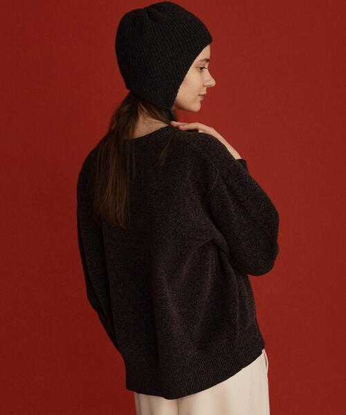 URBAN RESEARCH Sonny Label(アーバンリサーチサニーレーベル)の「オガワナツミ コラボモールヤーンニット(ニット/セーター・レディース・チャコールグレー/ブラウン/ベージュ・FREE)」の22枚目の写真
