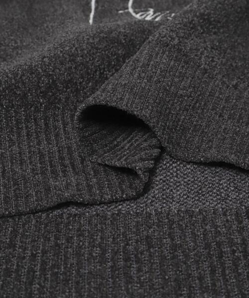 URBAN RESEARCH Sonny Label(アーバンリサーチサニーレーベル)の「オガワナツミ コラボモールヤーンニット(ニット/セーター・レディース・チャコールグレー/ブラウン/ベージュ・FREE)」の8枚目の写真