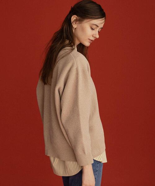 URBAN RESEARCH Sonny Label(アーバンリサーチサニーレーベル)の「オガワナツミ コラボモールヤーンニット(ニット/セーター・レディース・チャコールグレー/ブラウン/ベージュ・FREE)」の12枚目の写真