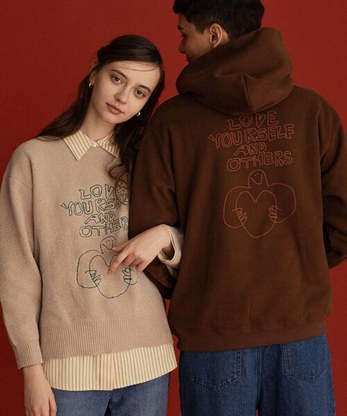URBAN RESEARCH Sonny Label(アーバンリサーチサニーレーベル)の「オガワナツミ コラボモールヤーンニット(ニット/セーター・レディース・チャコールグレー/ブラウン/ベージュ・FREE)」の15枚目の写真