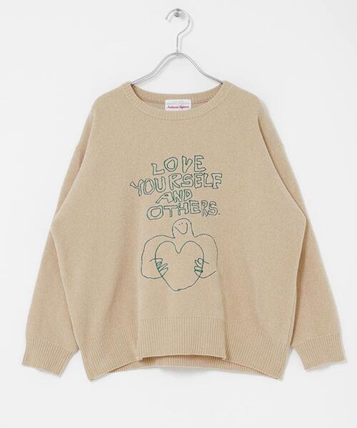 URBAN RESEARCH Sonny Label(アーバンリサーチサニーレーベル)の「オガワナツミ コラボモールヤーンニット(ニット/セーター・レディース・チャコールグレー/ブラウン/ベージュ・FREE)」の17枚目の写真