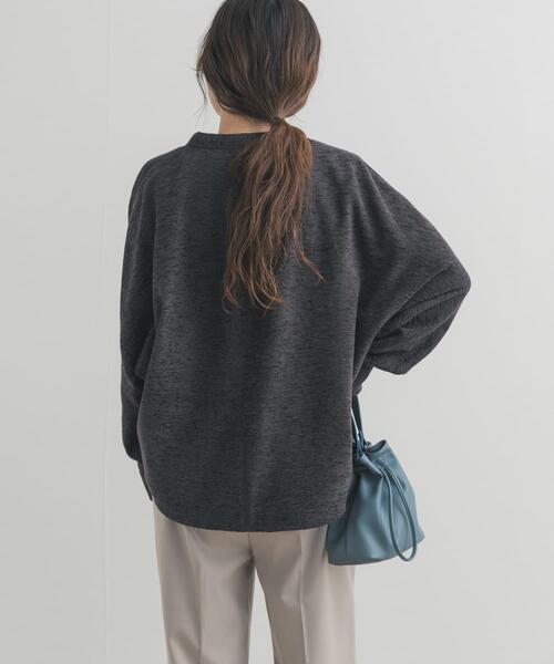 URBAN RESEARCH DOORS(アーバンリサーチドアーズ)の「ドルマンバンドカラーシャツ(シャツ/ブラウス・レディース・ベージュ/チャコールグレー・FREE)」の19枚目の写真
