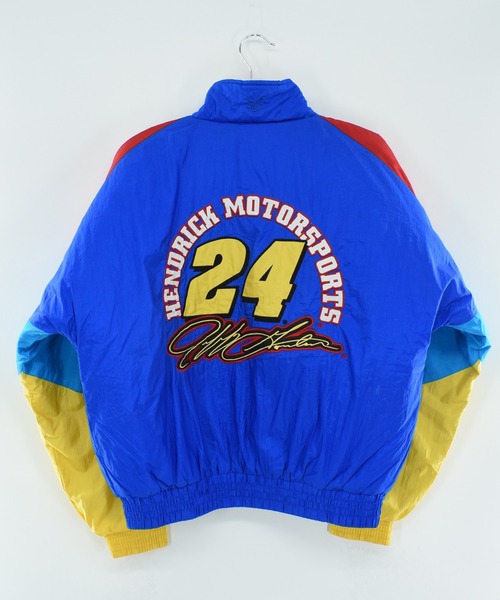 LABORATORY R(ラボラトリーアール)の「【USED】90’s Chase Authentics NASCAR “Jeff Gordan #24” 中綿入り レーシングジャケット USA製(ナイロンジャケット・メンズ・ブルー・LARGE)」の2枚目の写真