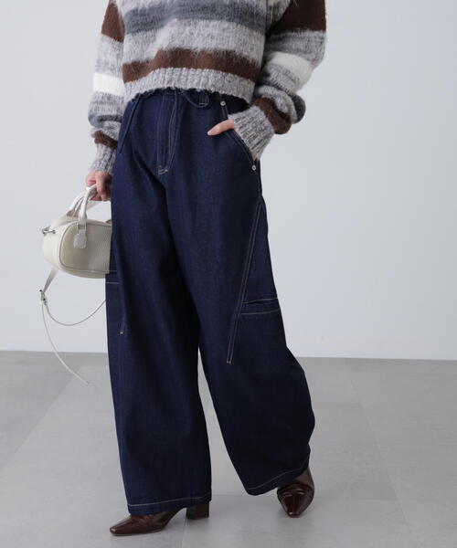 FREE'S MART(フリーズマート)の「◆サイドポケットコクーンデニムパンツ(デニムパンツ・レディース・ホワイト系その他/ブルー系その他/ワンウォッシュ・SMALL/MEDIUM)」の15枚目の写真