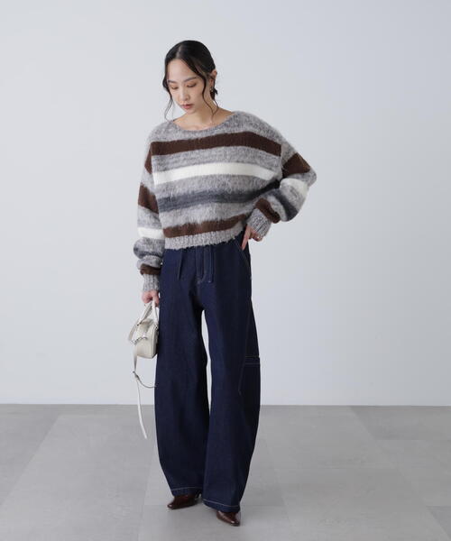 FREE'S MART(フリーズマート)の「◆サイドポケットコクーンデニムパンツ(デニムパンツ・レディース・ホワイト系その他/ブルー系その他/ワンウォッシュ・SMALL/MEDIUM)」の17枚目の写真