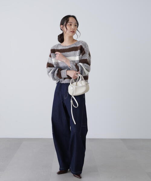 FREE'S MART(フリーズマート)の「◆サイドポケットコクーンデニムパンツ(デニムパンツ・レディース・ホワイト系その他/ブルー系その他/ワンウォッシュ・SMALL/MEDIUM)」の19枚目の写真