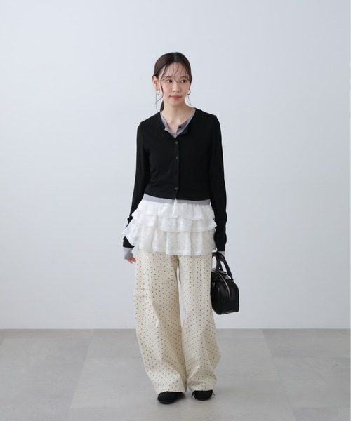 FREE'S MART（フリーズマート）の「◆サイドポケットコクーンデニムパンツ（デニムパンツ・レディース・ワンウォッシュ/ブルー系その他/ホワイト系その他/ホワイト系その他2・MEDIUM/SMALL）」の5枚目の写真