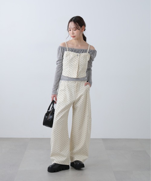 FREE'S MART（フリーズマート）の「◆サイドポケットコクーンデニムパンツ（デニムパンツ・レディース・ワンウォッシュ/ブルー系その他/ホワイト系その他/ホワイト系その他2・MEDIUM/SMALL）」の10枚目の写真