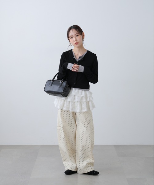 FREE'S MART（フリーズマート）の「◆サイドポケットコクーンデニムパンツ（デニムパンツ・レディース・ワンウォッシュ/ブルー系その他/ホワイト系その他/ホワイト系その他2・MEDIUM/SMALL）」の13枚目の写真