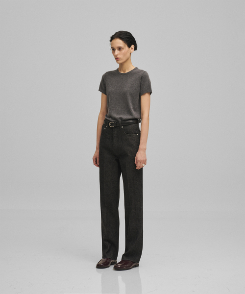 ANOTHER OFFICE WOMEN(アナザー オフィス ウーマン)の「w. Standard Kuroki Denim Pants (Black)(デニムパンツ・レディース・その他・36/34)」の3枚目の写真