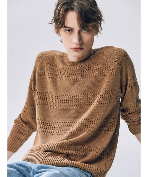 EDWARDMAX(エドワードマックス)の「モリナ 長袖ニットウェア ゴールド(ニット/セーター・メンズ・その他・LARGE/MEDIUM/X-LARGE)」の2枚目の写真