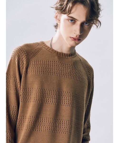 EDWARDMAX(エドワードマックス)の「モリナ 長袖ニットウェア ゴールド(ニット/セーター・メンズ・その他・LARGE/MEDIUM/X-LARGE)」の3枚目の写真