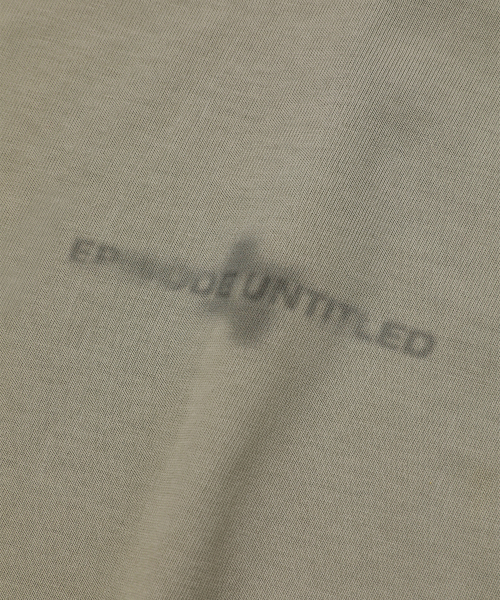 EPISODE UNTITLED(エピソードアンタイトルド)の「CROP MATCH COLORS LOGO PRINT T-SHIRT_MINT KHAKI(Tシャツ/カットソー・レディース・その他・1)」の4枚目の写真