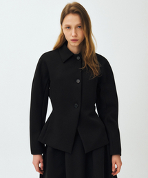 PETAL RAGLAN JACKET / BLACK
