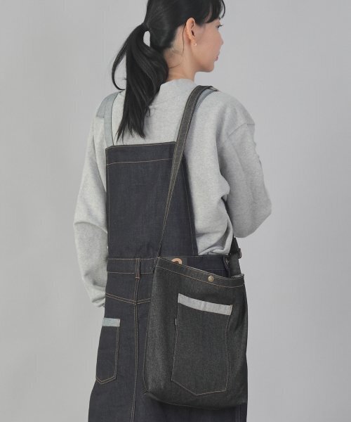 SAINTCREW(セントクルー)の「ダウンタウン M クロスバッグ DMC-120 デニムブラック(メッセンジャーバッグ・メンズ・その他・フリー)」の3枚目の写真