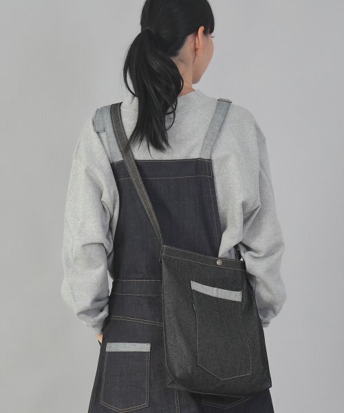 SAINTCREW(セントクルー)の「ダウンタウン M クロスバッグ DMC-120 デニムブラック(メッセンジャーバッグ・メンズ・その他・フリー)」の4枚目の写真