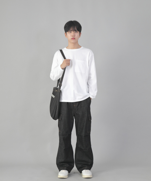 SAINTCREW(セントクルー)の「ダウンタウン M クロスバッグ DMC-120 デニムブラック(メッセンジャーバッグ・メンズ・その他・フリー)」の5枚目の写真