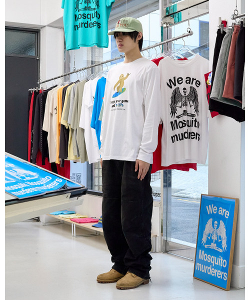 MOSQUITO MURDERERS(モスキートマーダラーズ)の「Change your game and so life LONG-SLEEVED(Tシャツ/カットソー・メンズ・その他・2/3)」の3枚目の写真