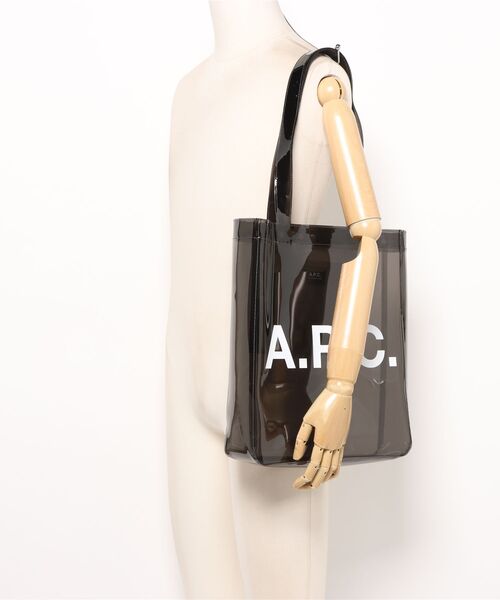 A.P.C.（アーペーセー）の「TOTE LOU（トートバッグ・メンズ・ブラウン/チャコール・ONESIZE）」の6枚目の写真