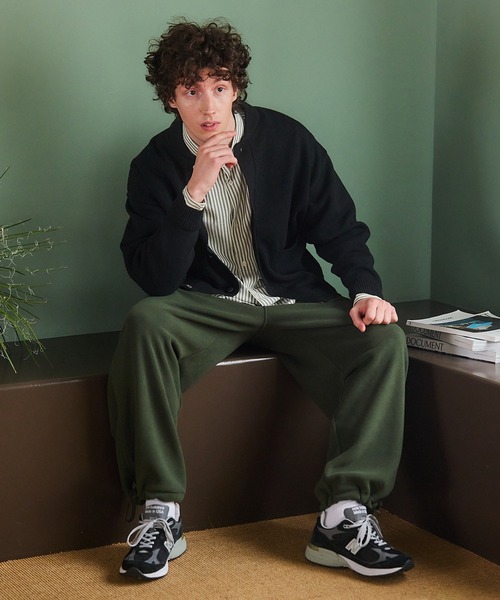 MAISON CLUB(メゾンクラブ)の「【MAISON CLUB】Wool Over Knit MA-1 Cardigan / ウールオーバーニットカーディガン KKP(カーディガン/ボレロ・メンズ・ベージュ/ブラック/グレー・L/M)」の22枚目の写真