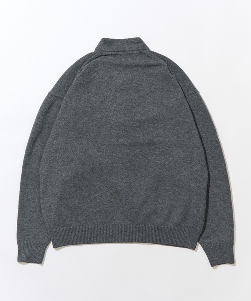 MAISON CLUB(メゾンクラブ)の「【MAISON CLUB】Wool Over Knit MA-1 Cardigan / ウールオーバーニットカーディガン KKP(カーディガン/ボレロ・メンズ・ベージュ/ブラック/グレー・L/M)」の20枚目の写真