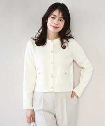 OFUON le MK（オフオンルエムケー）の「【2026SS】ジャケットライクニットカーディガン/洗える/WEB限定（カーディガン/ボレロ）」
