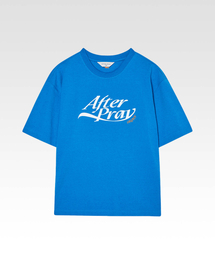 エッセンシャルロゴレガシープリントTシャツブルー