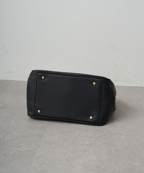 PUAL CE CIN(ピュアルセシン)の「ベルトデザイン2WAYバッグ(トートバッグ・レディース・ブラック・FREE)」の17枚目の写真