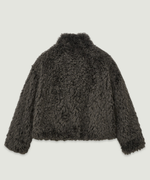 LMOOD(エルムード)の「(W) フォメ リバーシブルコーデュロイファージャケット ブラック(ムートンコート・レディース・その他・FREE)」の4枚目の写真