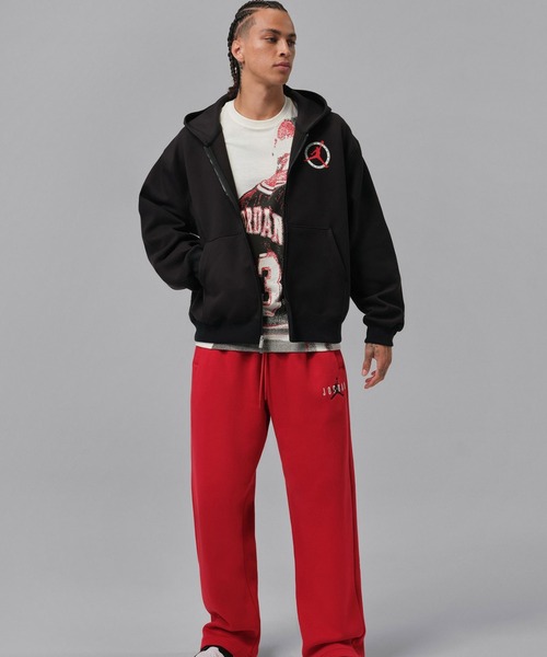 JORDAN BRAND(ジョーダンブランド)の「JORDAN BRAND M J FLT CLB KNIT FZ / ジョーダン ブランド FLT CLB ニット フルジップ L/S トップ / NIKE【SP】(パーカー・メンズ・ブラック/アイボリー・S/M/L/XL/XXL)」の18枚目の写真
