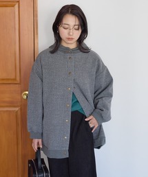 裏毛フード付きアウター