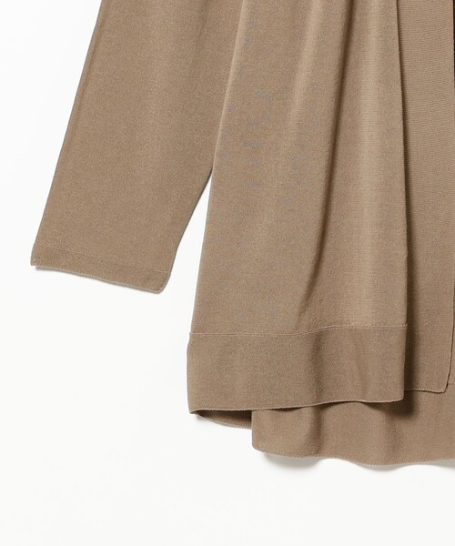 Demi-Luxe BEAMS（デミルクス ビームス）の「18ゲージ コットンアセテート ロングカーディガン（カーディガン/ボレロ・レディース・ブラック系その他4/ベージュ・ONE SIZE）」の19枚目の写真