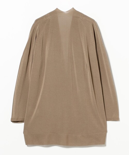 Demi-Luxe BEAMS（デミルクス ビームス）の「18ゲージ コットンアセテート ロングカーディガン（カーディガン/ボレロ・レディース・ブラック系その他4/ベージュ・ONE SIZE）」の21枚目の写真