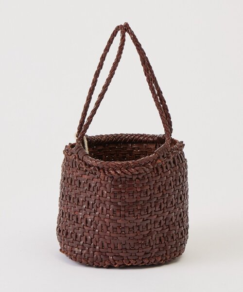 BEARDSLEY（ビアズリー）の「《dragon》レザーミニバッグ（ハンドバッグ・レディース・ブラウン/ネイビー・FREE）」の4枚目の写真