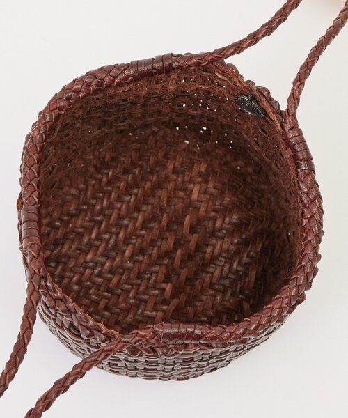 BEARDSLEY（ビアズリー）の「《dragon》レザーミニバッグ（ハンドバッグ・レディース・ブラウン/ネイビー・FREE）」の6枚目の写真