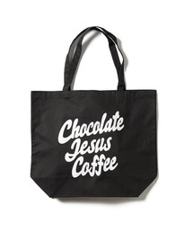 Chocolate Jesus Coffee（チョコレートジーザスコーヒー）の「COFFEE LOGO TOTE BAG(LARGE)（トートバッグ）」