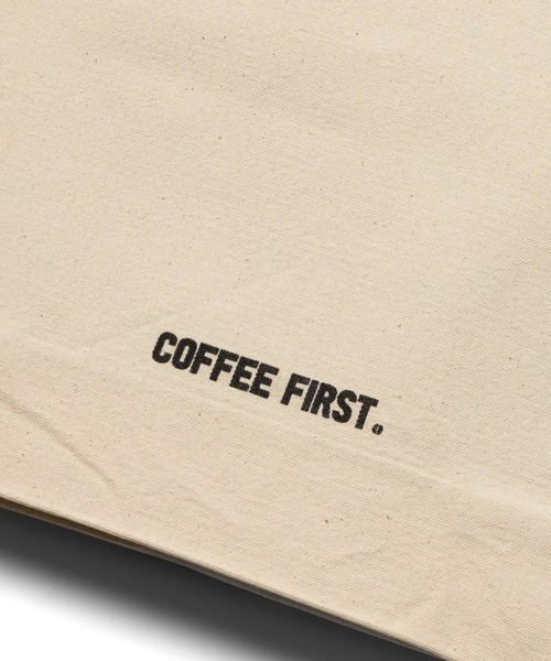 Chocolate Jesus Coffee(チョコレートジーザスコーヒー)の「COFFEE LOGO TOTE BAG(LARGE)(トートバッグ・メンズ・ナチュラル/ブラック・FREE)」の3枚目の写真