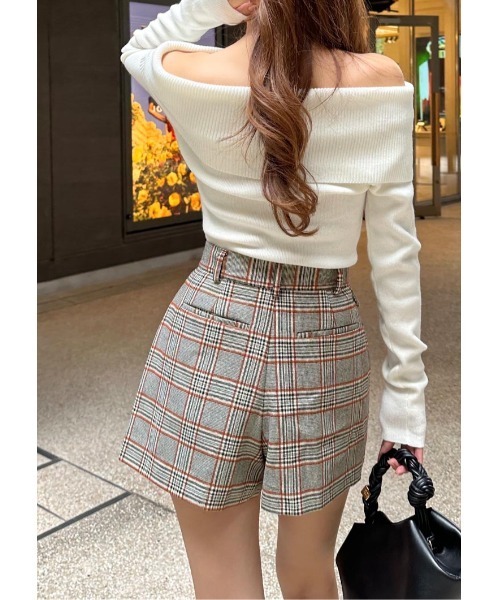 LUDICRUM(ルーディクルム)の「Glen check short pants(その他パンツ・レディース・ブルー/ブラウン・XS/S/M)」の14枚目の写真
