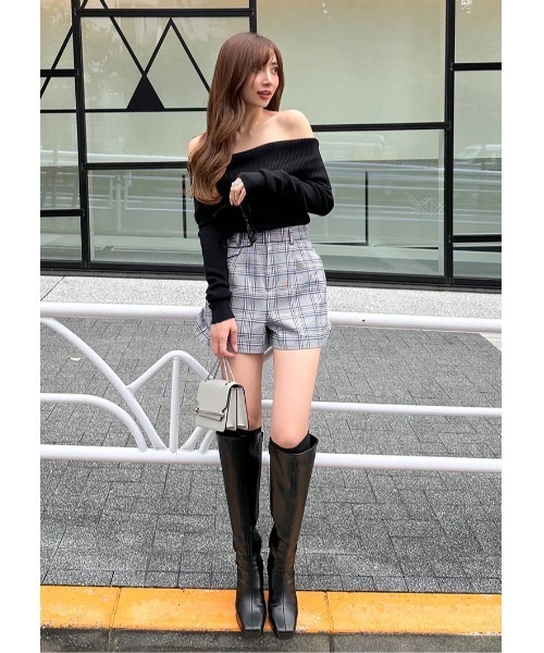 LUDICRUM(ルーディクルム)の「Glen check short pants(その他パンツ・レディース・ブルー/ブラウン・XS/S/M)」の3枚目の写真