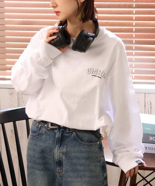 VISION STREET WEAR(ヴィジョンストリートウェア)の「【VISION STREET WEAR/ヴィジョンストリートウェア】Sneaker Ghost L/S/ゴースト バックプリント オーバーサイズ ロンT(Tシャツ/カットソー・メンズ・ブラック/ライトグレー/ホワイト・L/LL/M)」の14枚目の写真